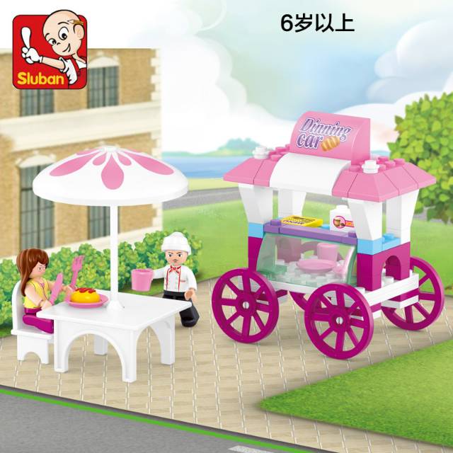 Lego Sluban dream girls food carriage