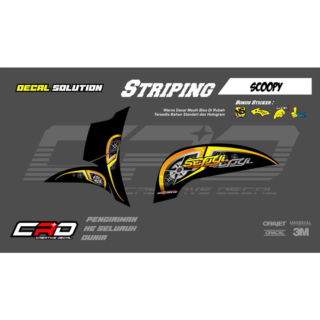 STRIPING SCOOPY 2018