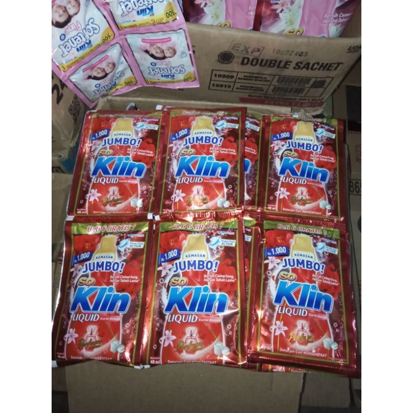 Jual Soklin Liquid Jumbo Renceng Sachet An Beli Sachet Free Sachet Shopee