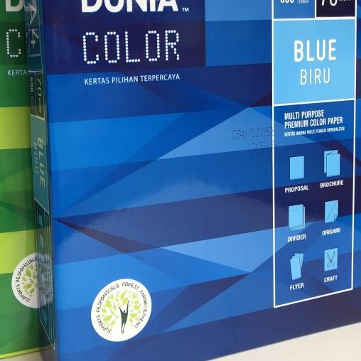 

֍ kertas HVS warna A4 Sinar Dunia 70 gsm - Biru ☋