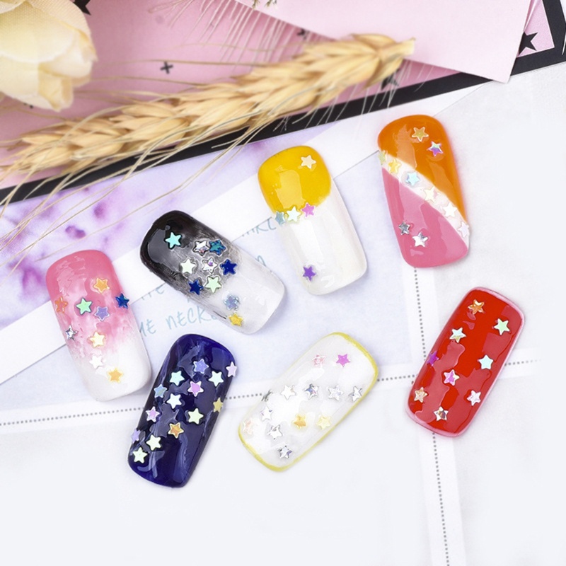 SIY  Nail Art 12 Grid Disc Box Mixed Sequins Horse Eye Star Plum Blossom Heart Nail Sticker Sequins Hallow Nail Sequin