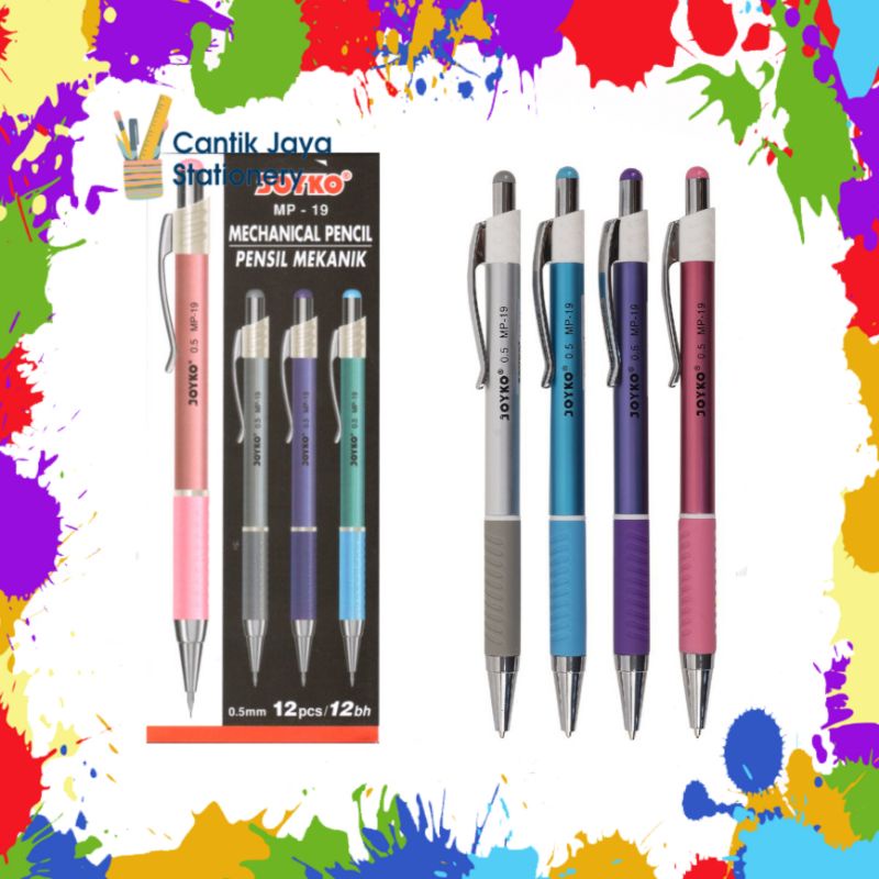 

1 LSN / 12 PCS Pensil Mekanik Joyko MP-19 0.5 Mechanical Pencil