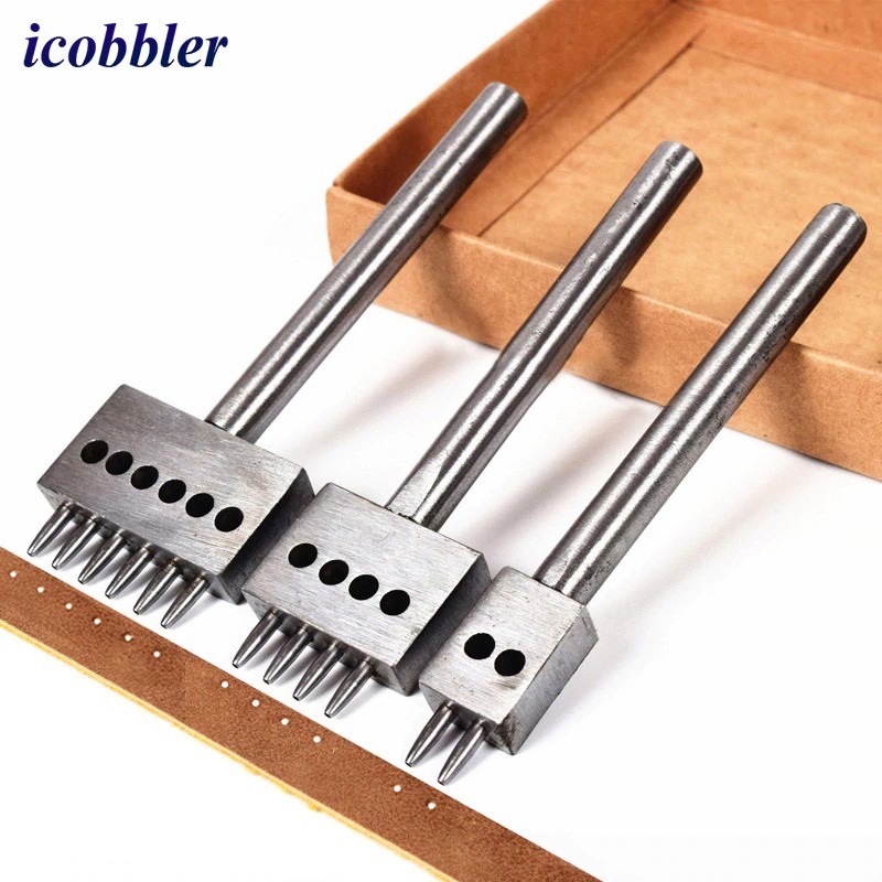 

Icobbler Brand Leather Craft Punching Tool Round Punch Hollow Set Hole for Leathercraft DIY