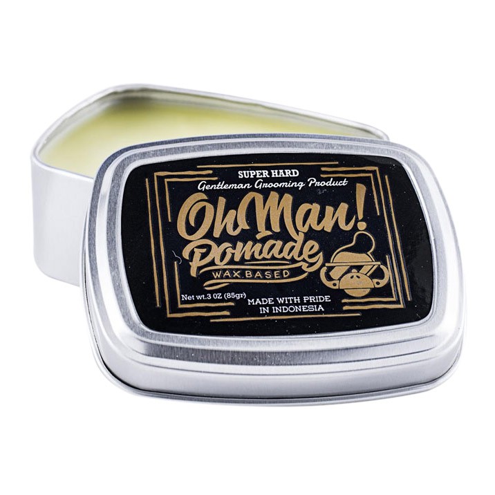 Pomade Oh Man Mystic Gold 3 Oz 85 Gram Free sisir Unbreakable Oil Based (Oilbased) Free Sticker