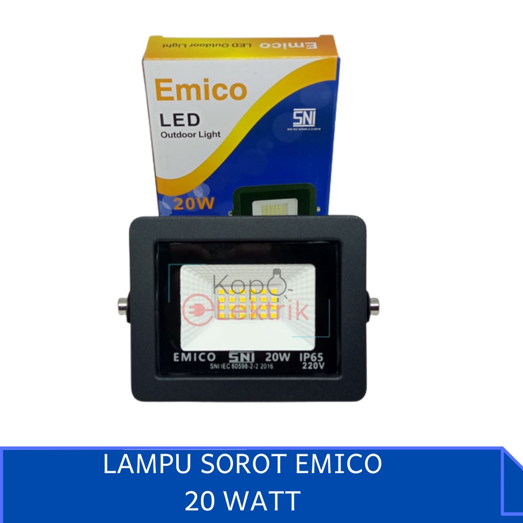 Lampu Tembak LED 20w Lampu Sorot 20 Watt Cahaya Putih