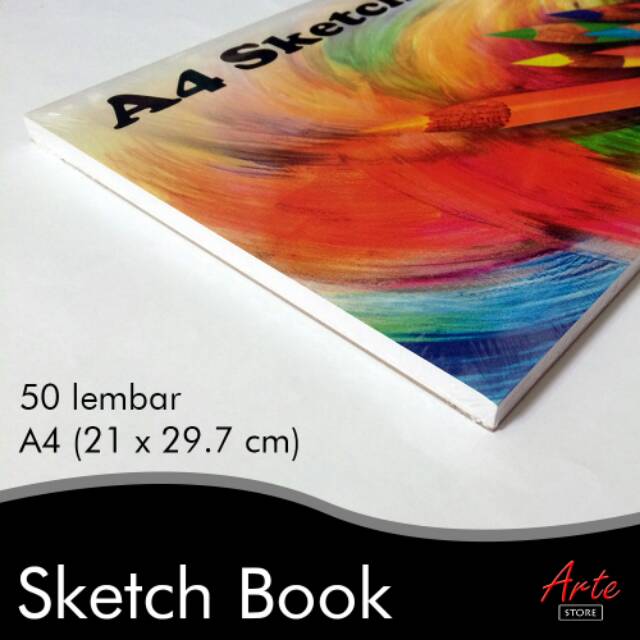 Buku Gambar - Sketch Book A4 (50 lembar)