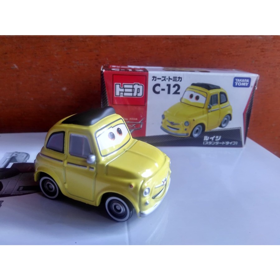 Tomica Cars Movie C-12 Luigi Diecast Miniatur Mobil Takara Tomy murah/mainan anak