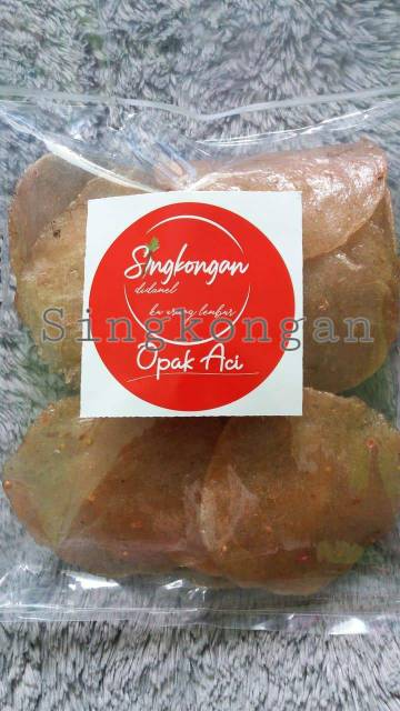 

Promo!!!! Cemilan Opak Aci 250gr
