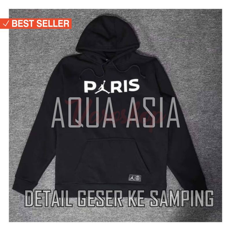 FASHION REMAJA PRIA WANITA TERBAIK / JAKET HOODIE SWEATER JUMPER PSG PARIS Air X JORDAN Grade Ori