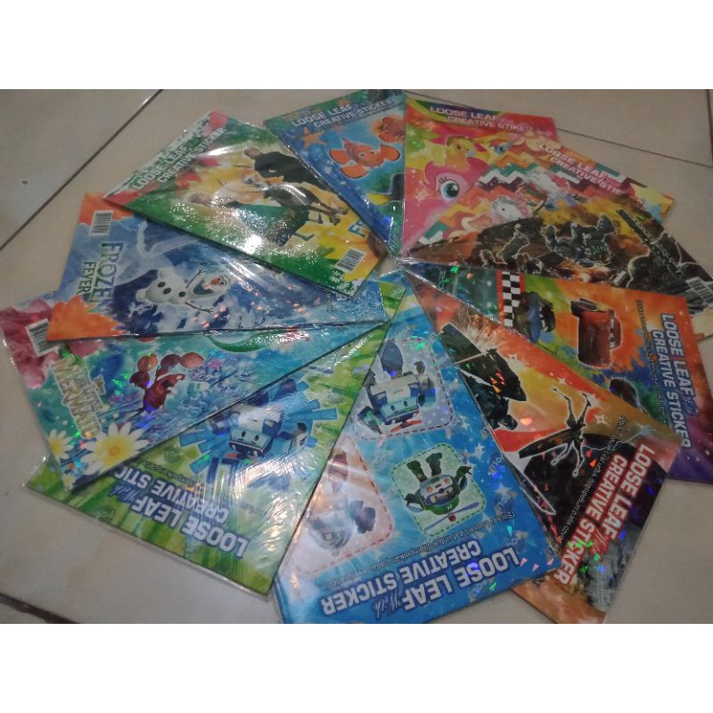 

Loose Leaf/Isi Binder karakter hologram