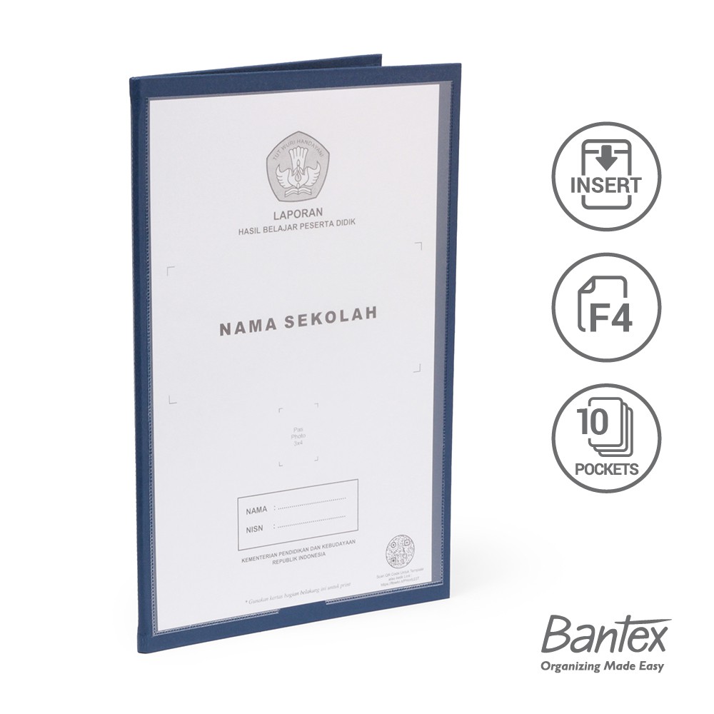 

Bantex Map Raport Folio Insert 10 Pocket | 1021I