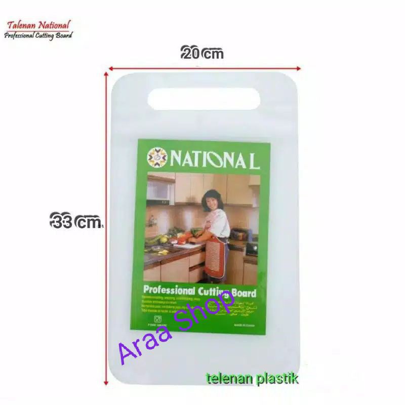 Talenan Plastik Putih Food Grade Talenan Fiber Putih Chopping Board Cutting Board Plastik Tebal