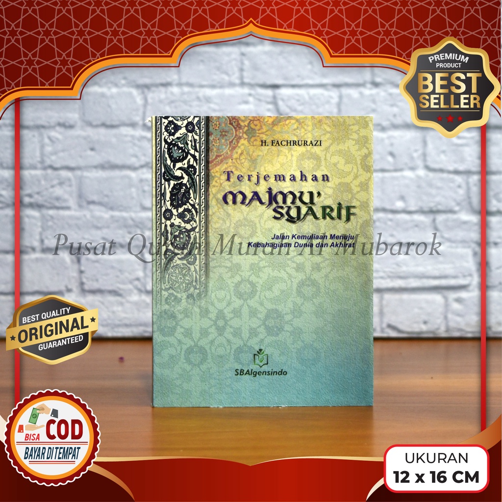 MURAH Majmu Syarif Disertai Terjemahan Dan Latin Sedang Soft Cover Ukuran (12x16 Cm) - Sbalgesindo, 