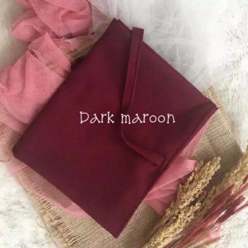 HIJAB SHALIHAH INSTAN DAILY SIMPLE NON PET (BERGO MARYAM)DIAMOND IMPORT-Maroon