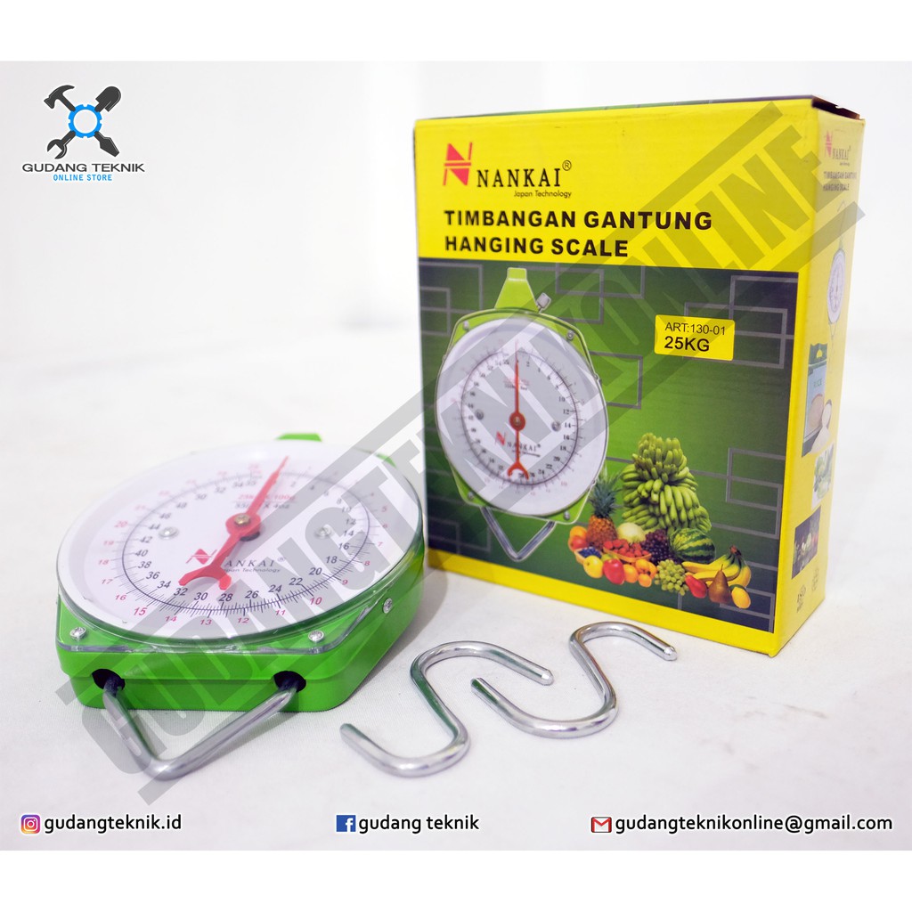 Timbangan Gantung 25Kg Nankai Hanging Scale 25 KG