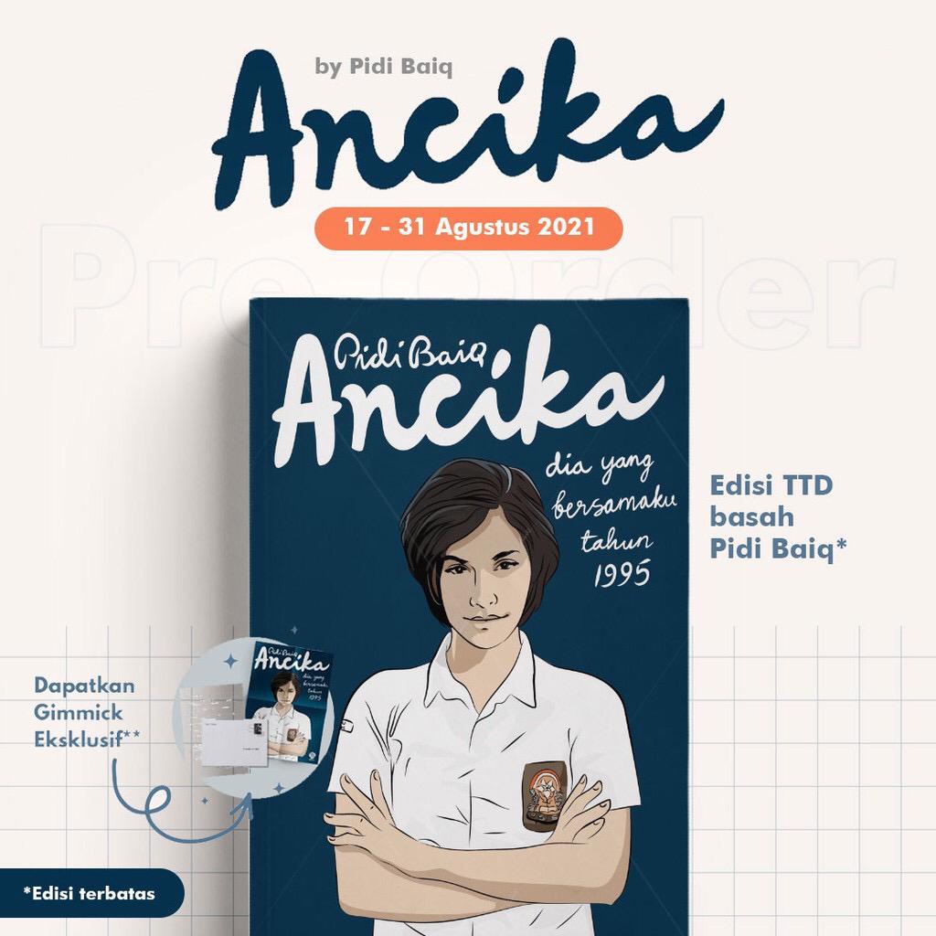 Buku Novel Ancika - Pidi Baiq