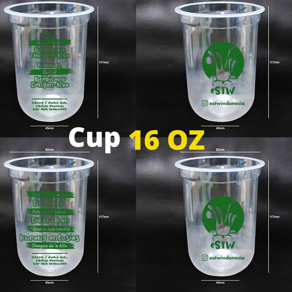 ㅓ CUP ESTW DRINK OVAL 16 OZ 8 GRAM ( ISI 50 CUP ) ㅟ