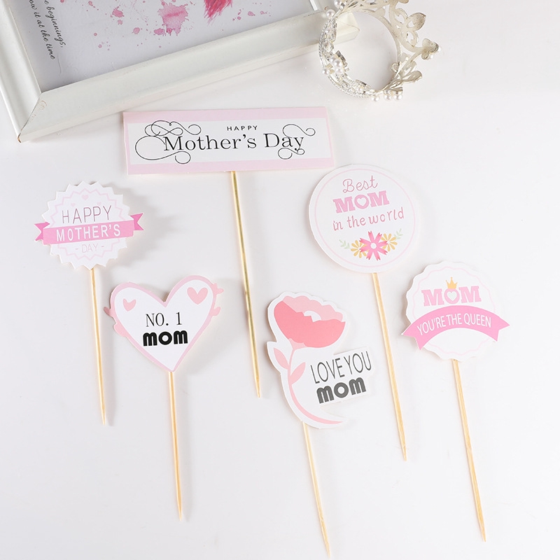 1 Set Topper Kue Ulang Tahun Diy Untuk Hari Ibu