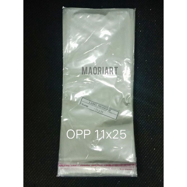 Plastik OPP 11x25