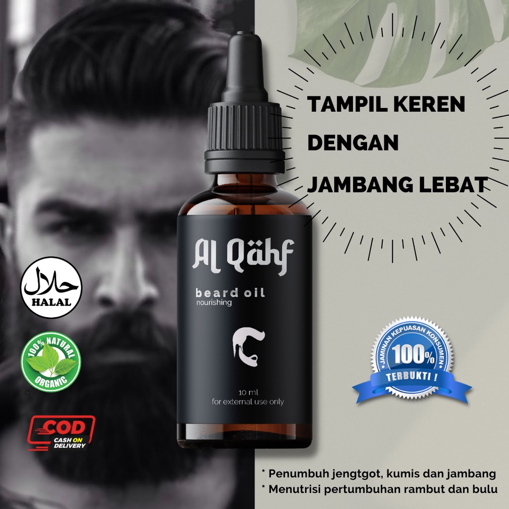 SERUM RAMBUT PENUMBUH JENGGOT AL QAHF penumbuh bulu jambang kumis brewok alami