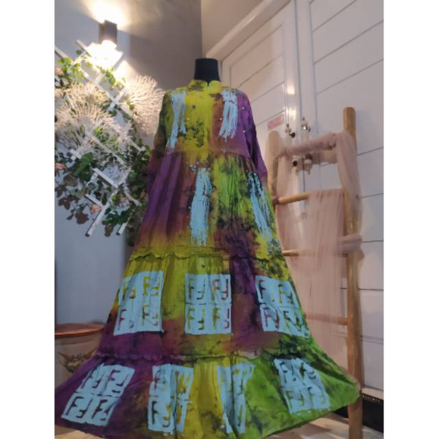 GAMIS SUSUN SEMI SUTRA