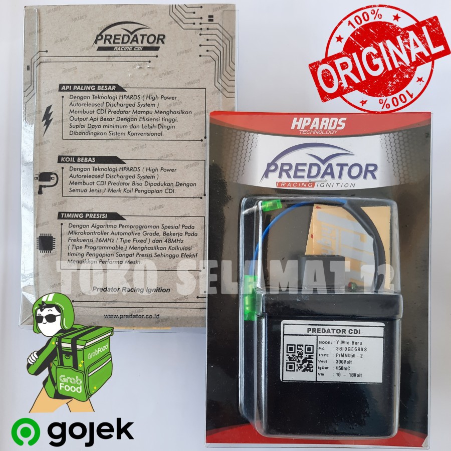 Cdi Predator Yamaha MIO Dualmap / 10map  - MIO SPORTY / MIO SMILE