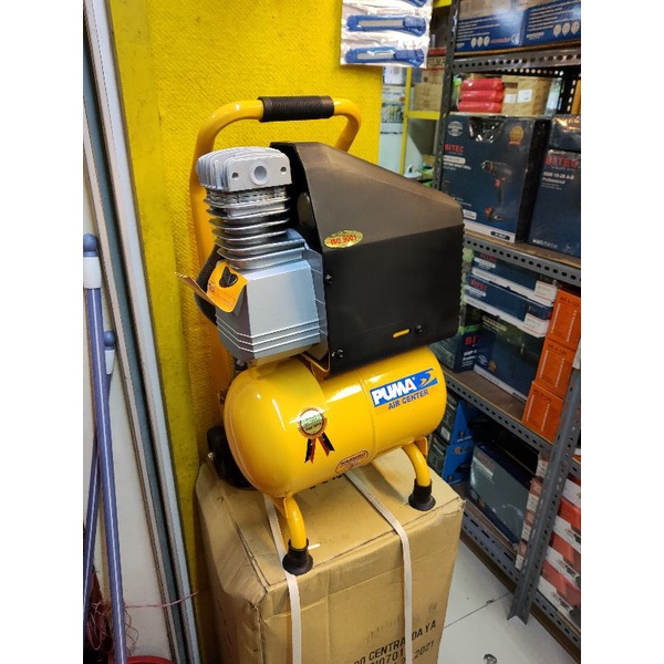 Kompresor angin PUMA AC1010 1PK portable 10 liter 8 bar Air compressor 1 HP AC 1010 8bar 10liter