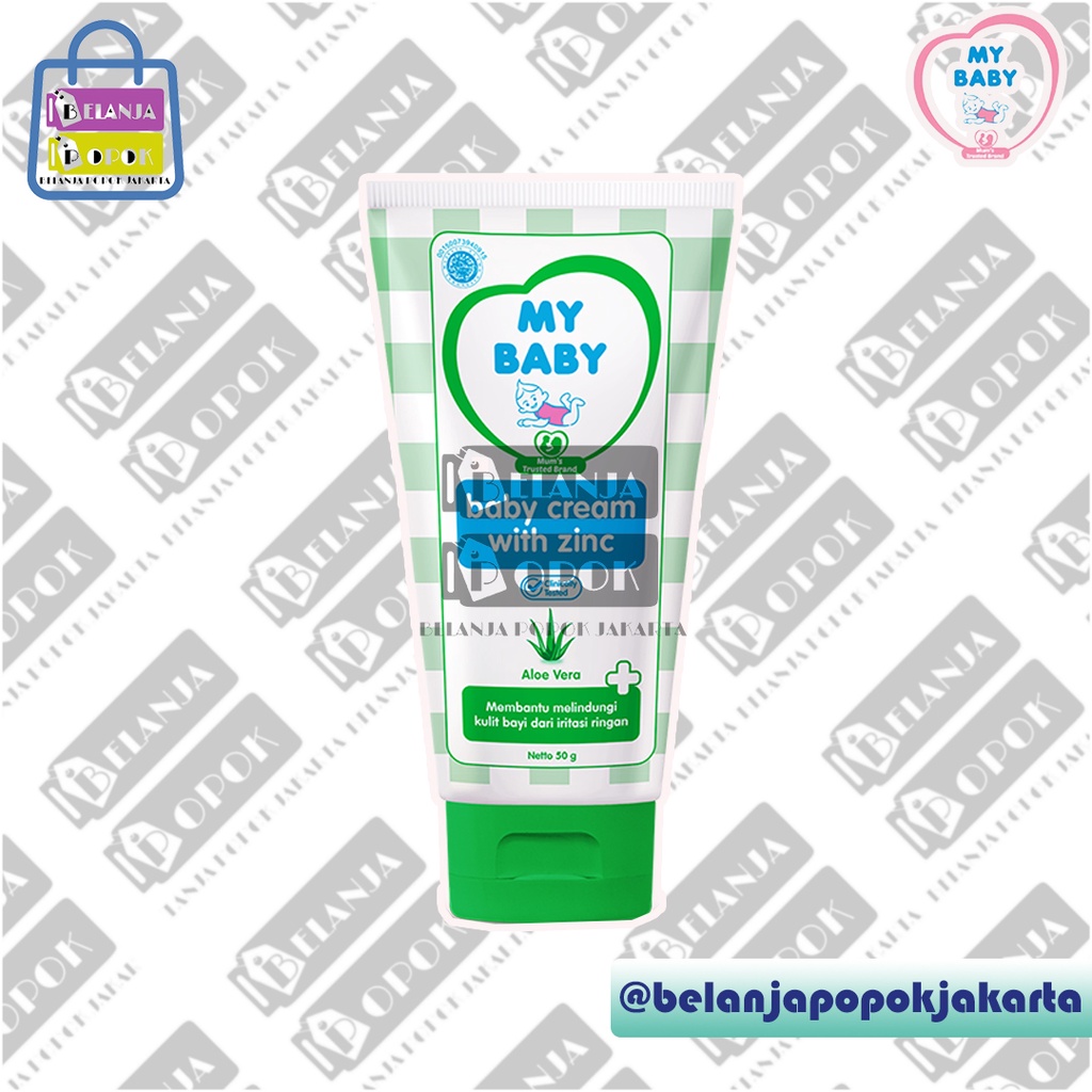 Jual MY BABY DIAPER RASH CREAM WITH ZINC 50G KRIM KULIT SENSITIF
