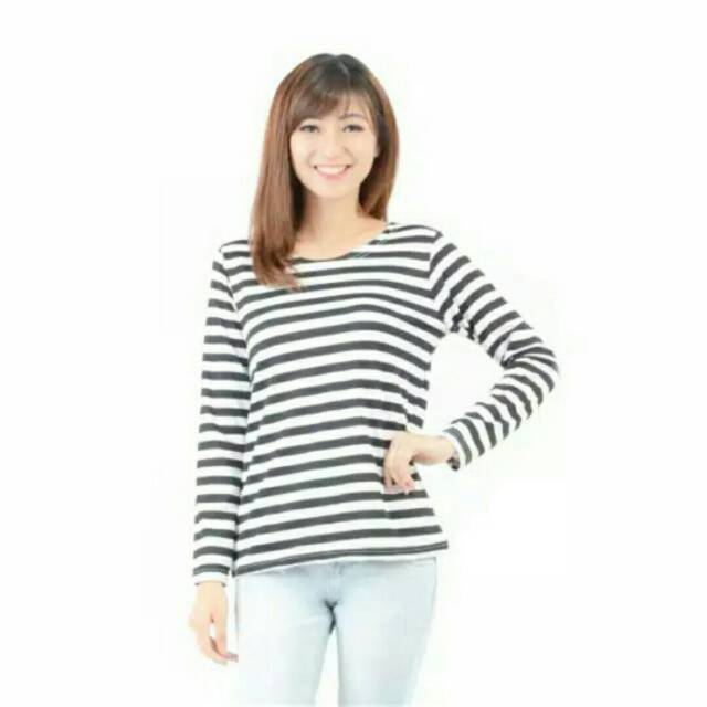 BAJU WANITA / STRIPE TEE L