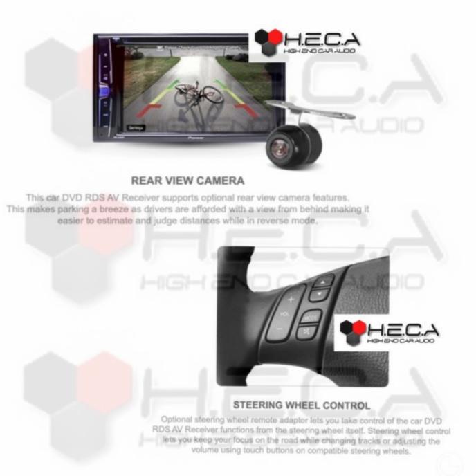 Jual Promo Pioneer Avh A Dvd Head Unit Double Din Tape Mobil Camera