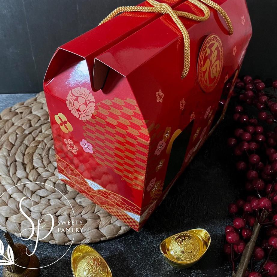 

HNM box/dus/packaging toples kue kering imlek CNY TB24 CNY TT Murah Banget・