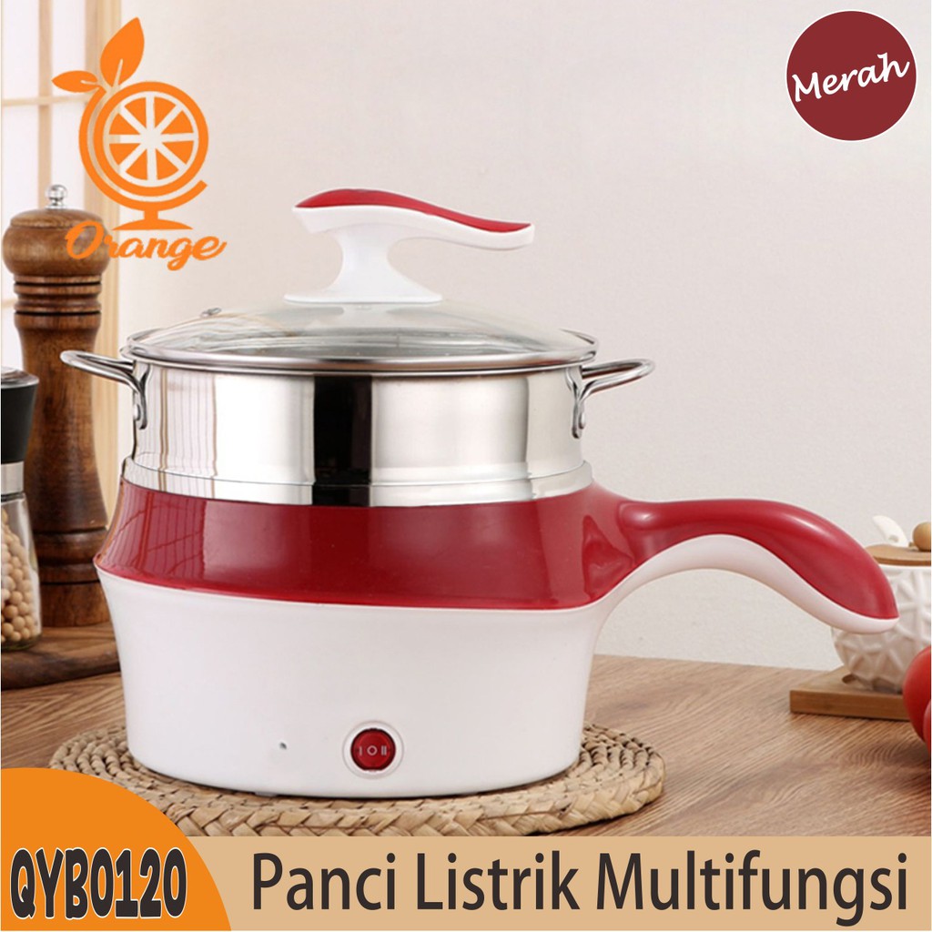 Produk Baru Panci Elektrik Multifungsi Electric Fry Pan Panci Listrik Lapis Keramik Qyb0120