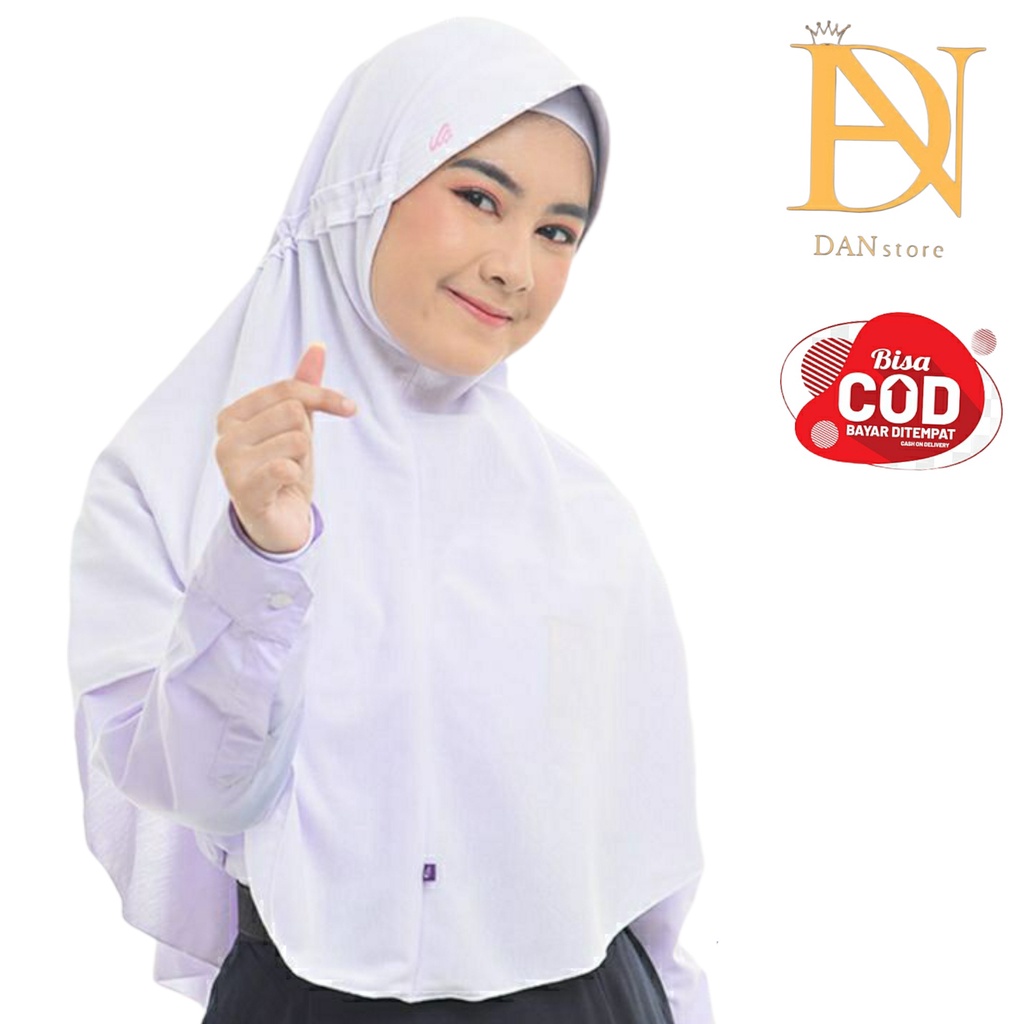 KERUDUNG RABANI ORI RAFA PREMIUM / Kerudung Sekolah  SD SMP SMA MODEL RABANI SERUT PITA SAMPING TERM