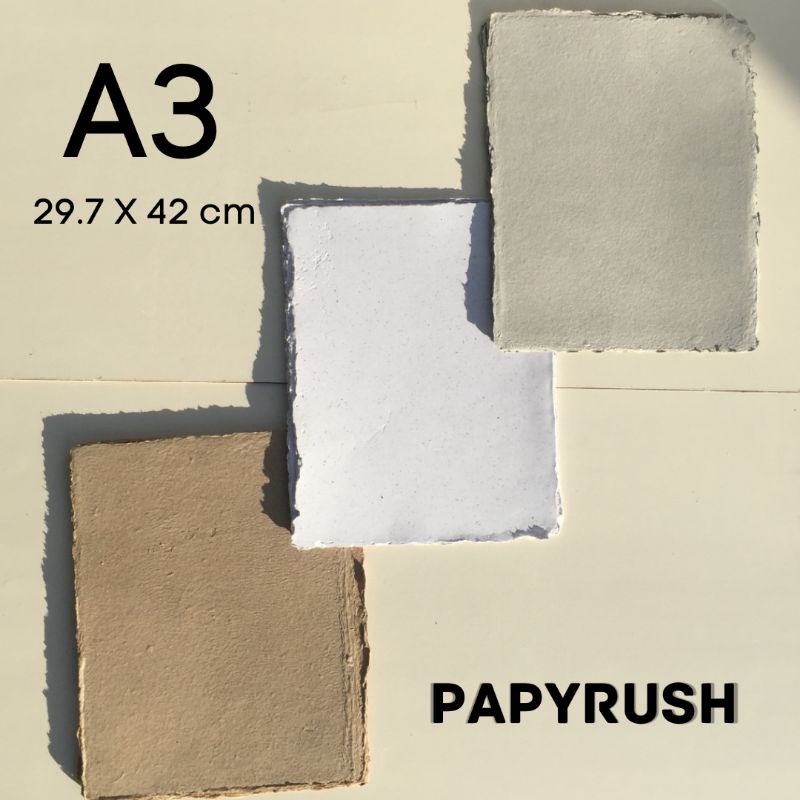 

KERTAS DAUR ULANG A3 Handmade by Papyrush