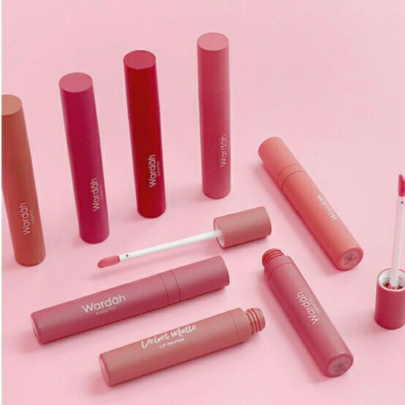 WARDAH Colorfit Velvet Matte Lip Mousse 4gr (Lip Cream)