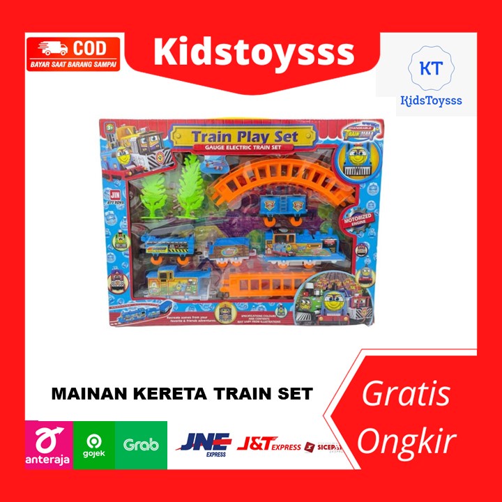 Mainan Anak Kereta Thomas Set Train Play Set Thomas Gaige Elektric BESAR