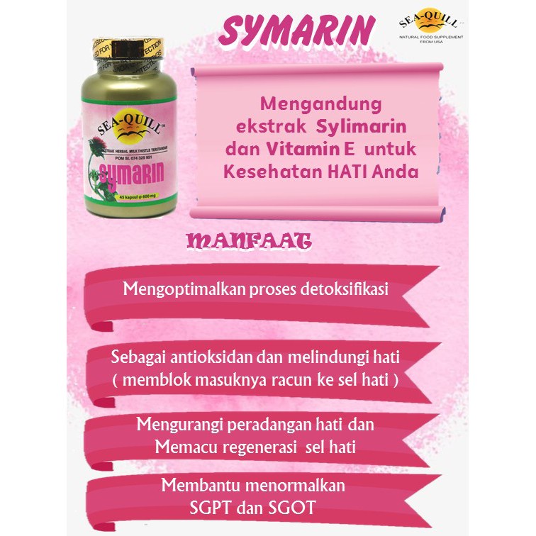 Seaquill Sea quill Symarin 30 capsules Sea-Quill NEW PRODUCT