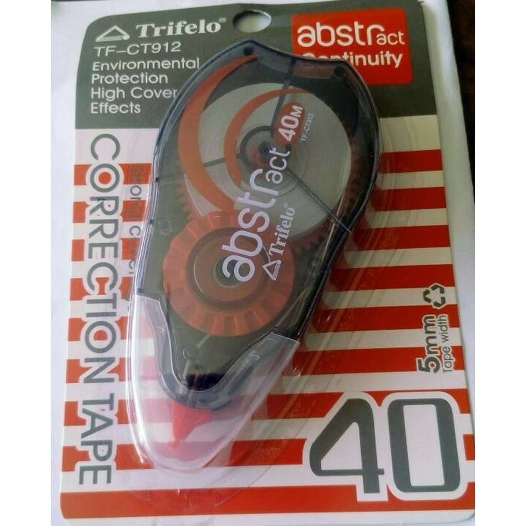 

Stok Ready Tip Ex Kertas Correction Tape Trifelo 40M per Pcs Berkualitas