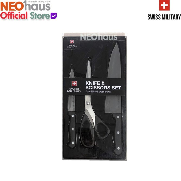 PISAU SET Swiss Military Knife Set / Set Pisau Dapur (E4D9) Pisau dapur premium Pisau tajam Pisau da