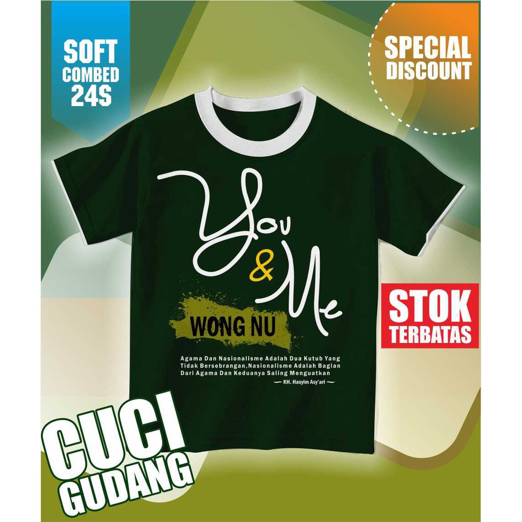 Kaos NU Murah / Baju Nahdlatul Ulama/Kaos Nahdlatul Ulama Premium/Kaos NKRI/Baju Nahdatul Ulama