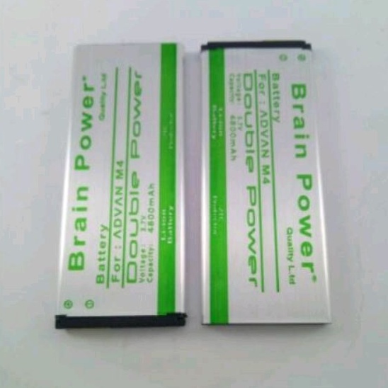 BATERAI / BATTERY / BATRE ADVAN M4 DOUBLE IC BRAIN POWER