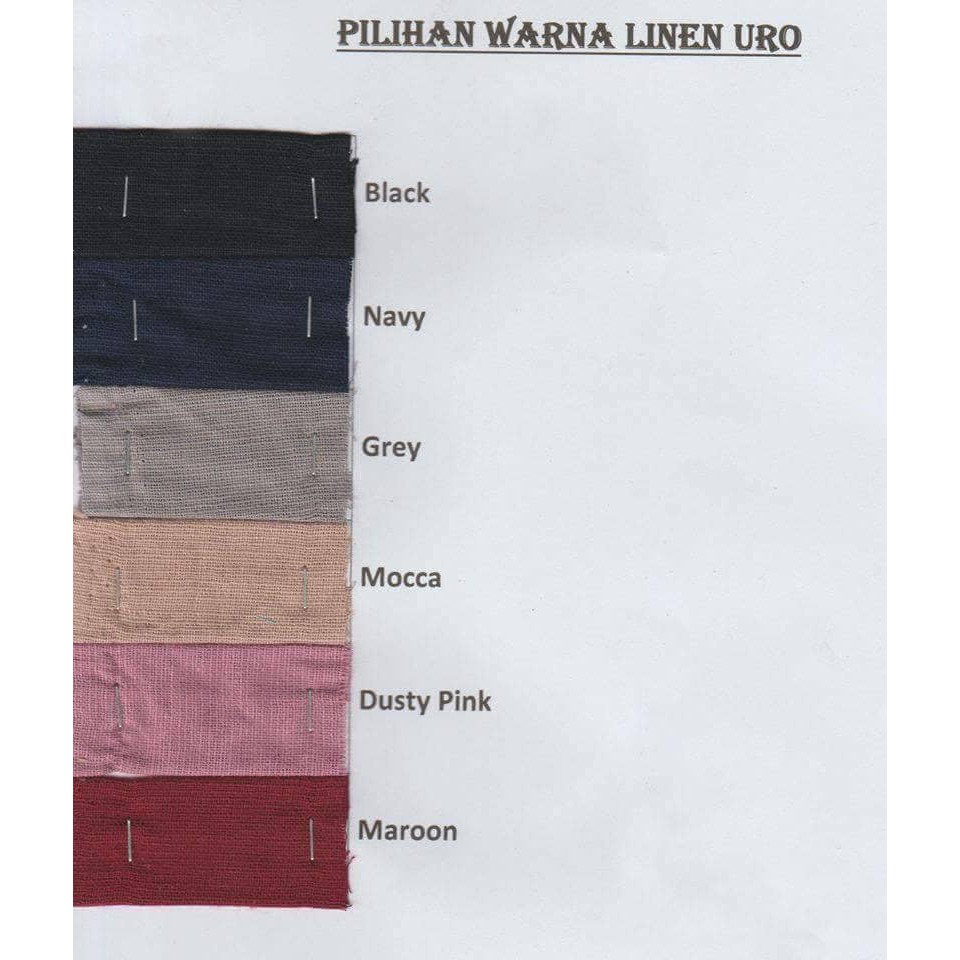 Kain Katun Rami Polos Harga / Yards