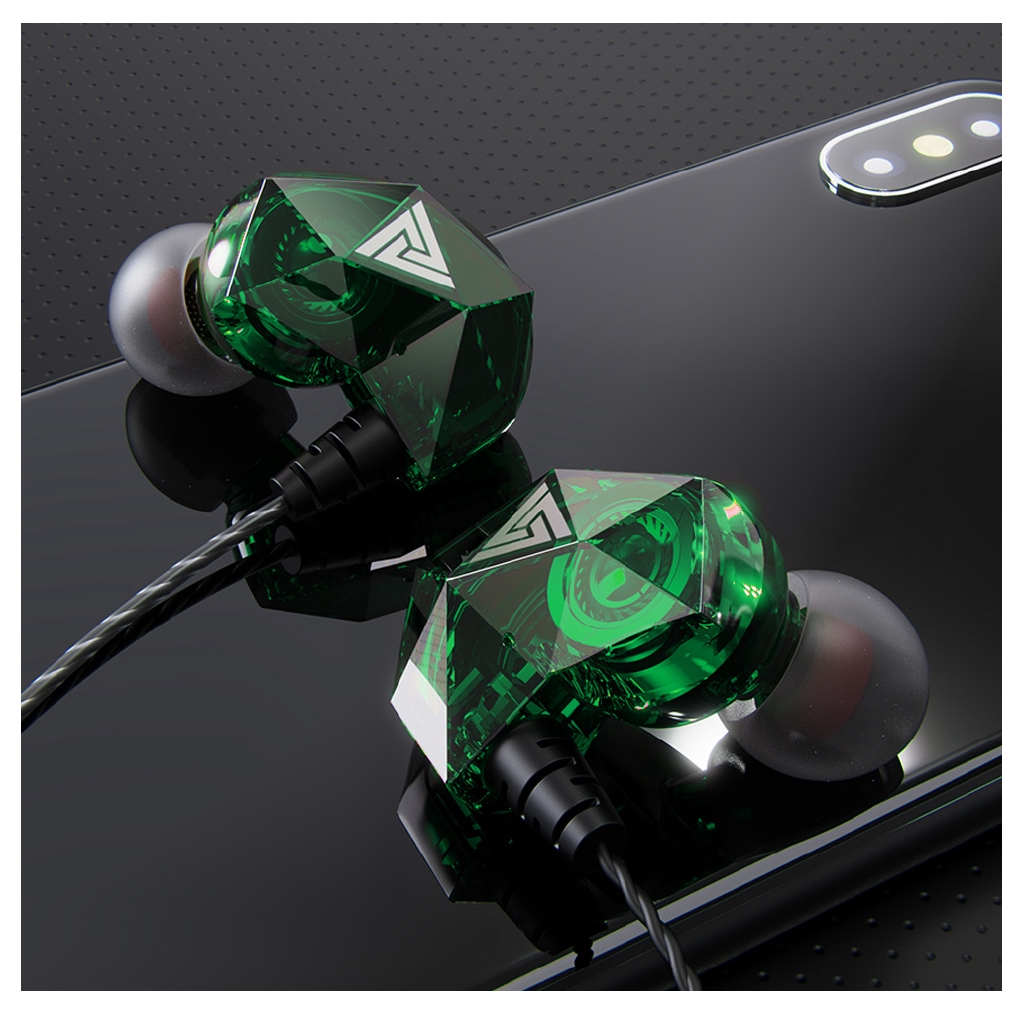 Qkz Ak2 Earphone In Ear Dengan Mic Untuk Olahraga