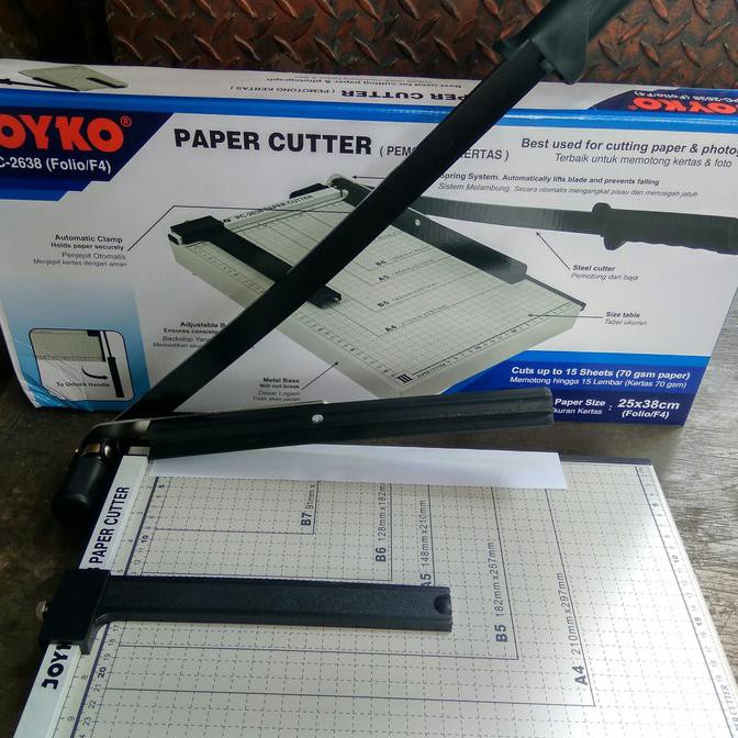 

JUAL!JUAL!JUAL! Alat Pemotong Kertas ( Paper Cutter) Kenko Ukuran Folio atk