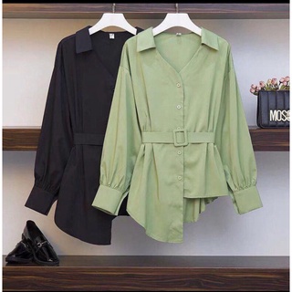 SIAP KIRIM / COD] JEMIMA BLOUSE CASUAL KOREA KERJA POLOS WANITA KULIAH