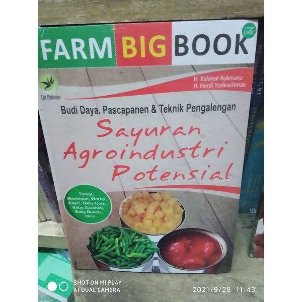 Jual Buku Farm Big Book Budidaya Pascapanen Dan Teknik Pengalengan Sayuran Agroindustri ...