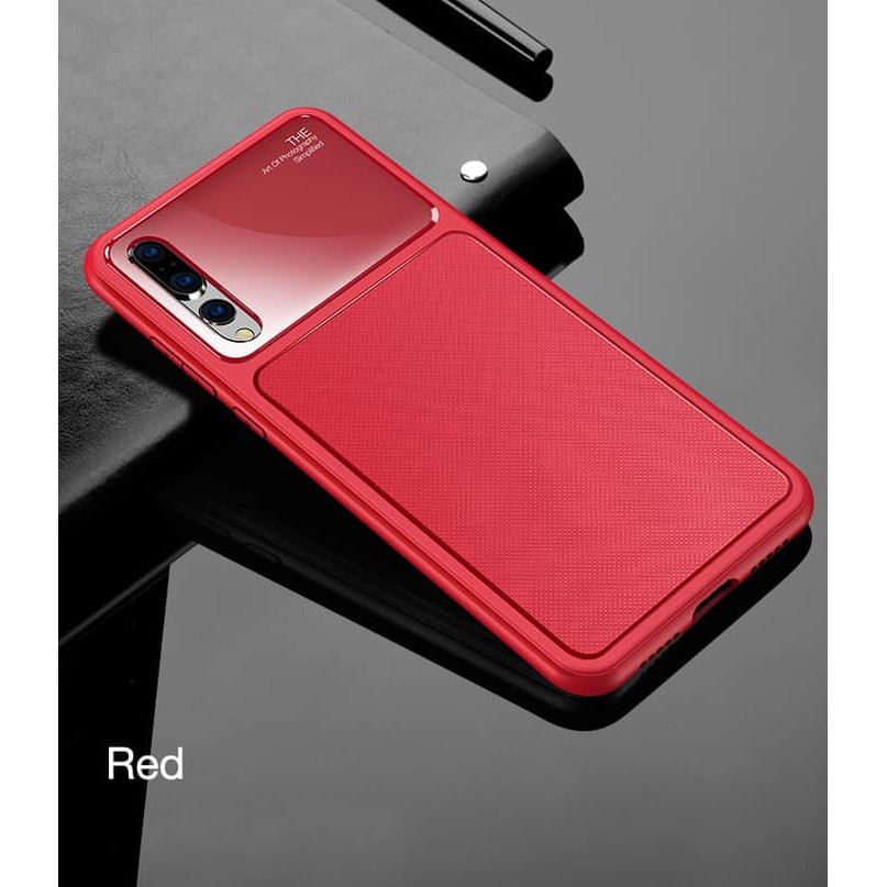 Softcase TPU Cafele Rhombus Glass Case Cover Casing HP Huawei P20 Pro