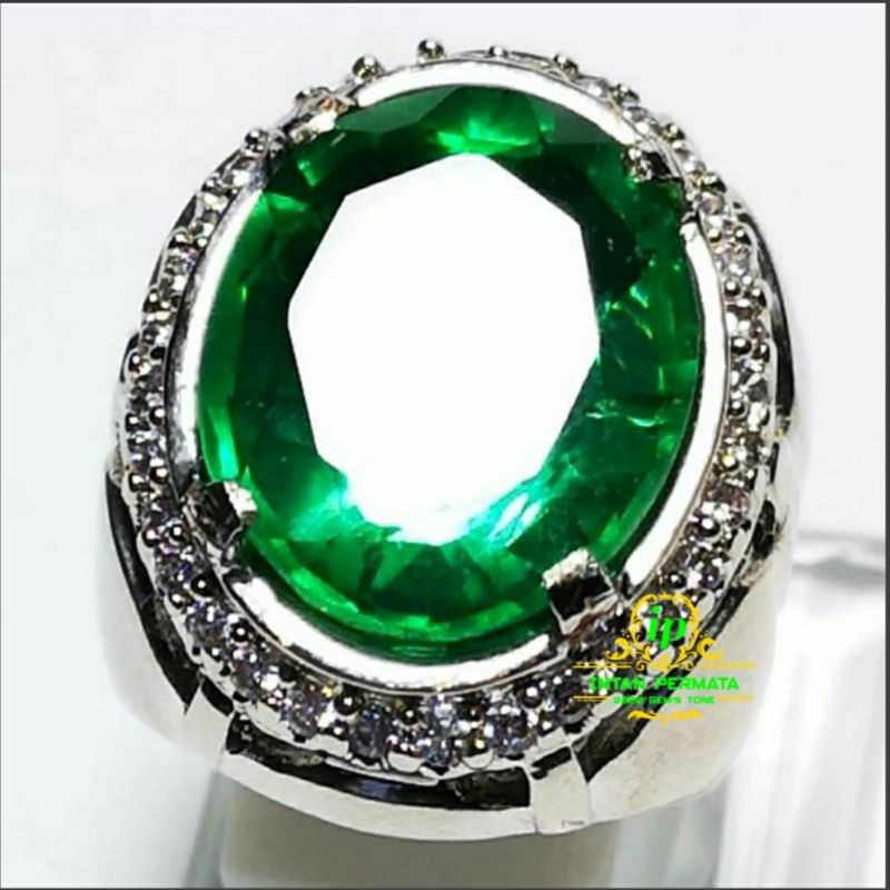 batu zamrud emerald beryl asli catam super mewah