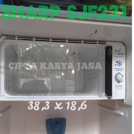 Banyak Dipakai.. Rak kulkas SHARP 1 pintu model lemon(loves)