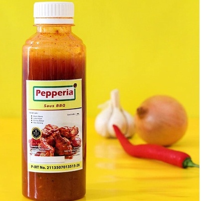 

Barbeque Spicy Sauce - Saus Pedas BBQ 250 gr Pepperia